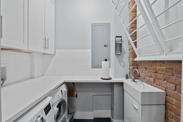 Interior, Stone Walls, Washer