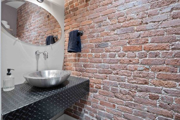 Bathroom, Interior, Stone Walls