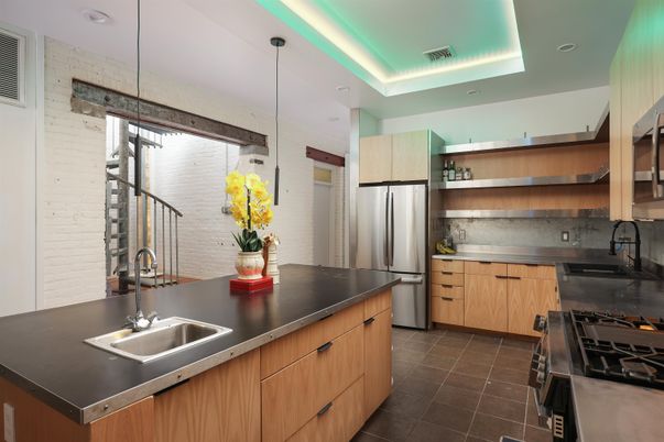 Interior, Kitchen, Recessed Lighting, Stainless Steel Appliances