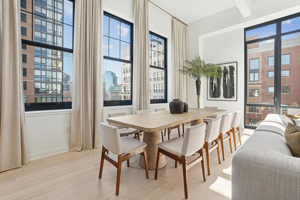 Dining room, Interior, Wood Texture Flooring