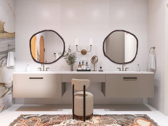 Bathroom, Dual Sink Vanities, Interior
