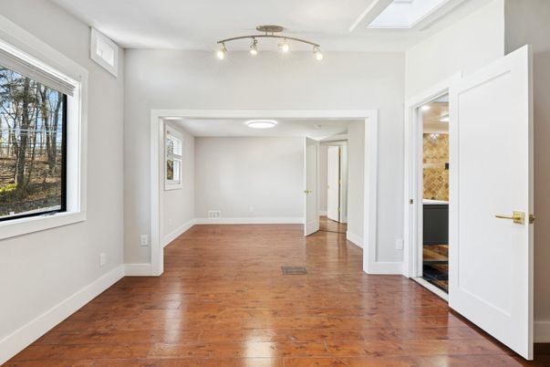 Empty room, Interior, Wood Texture Flooring