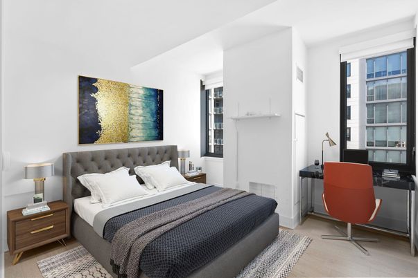 Bedroom, Home Office, Interior, Wood Texture Flooring