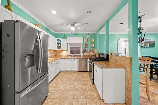 Interior, Kitchen, Recessed Lighting, Stainless Steel Appliances