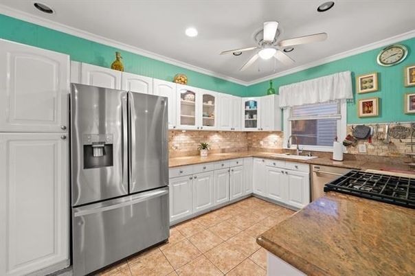 Interior, Kitchen, Recessed Lighting, Stainless Steel Appliances