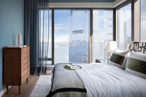 Bedroom, Interior, Water, Wood Texture Flooring