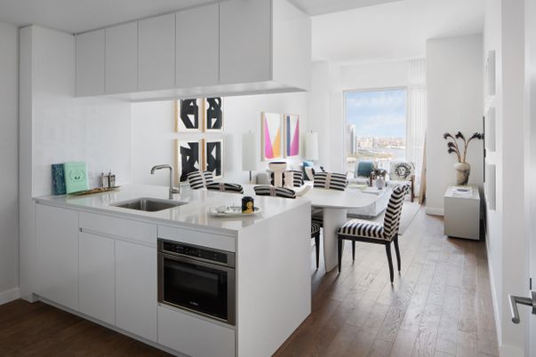 Dining room, Interior, Kitchen, Wood Texture Flooring