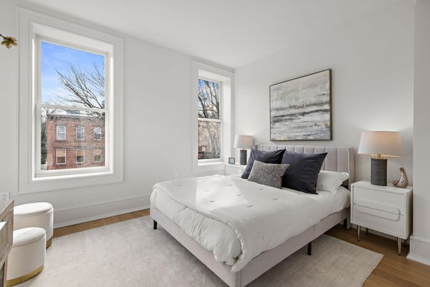 Bedroom, Interior, Wood Texture Flooring