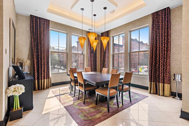 Dining room, Interior, Pendant Lights