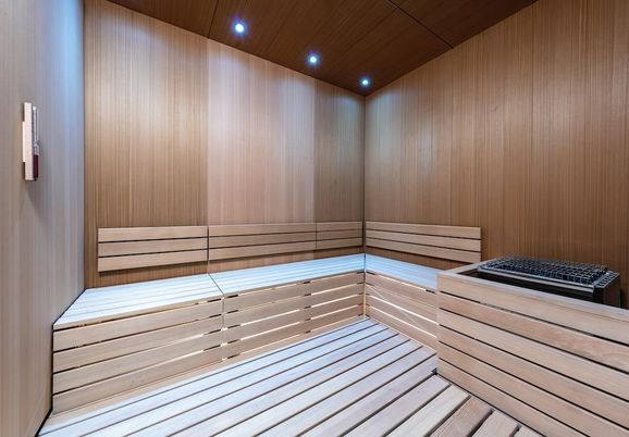 Interior, Recessed Lighting, Sauna Room