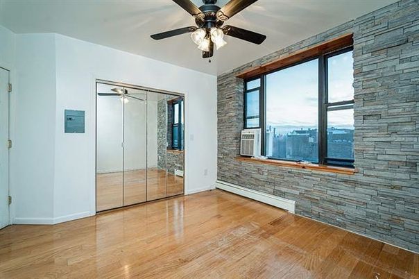 Empty room, Interior, Stone Walls, Wood Texture Flooring