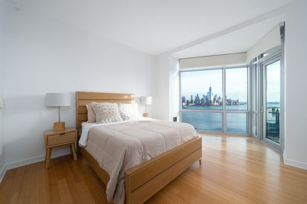 Bedroom, Interior, Water, Wood Texture Flooring