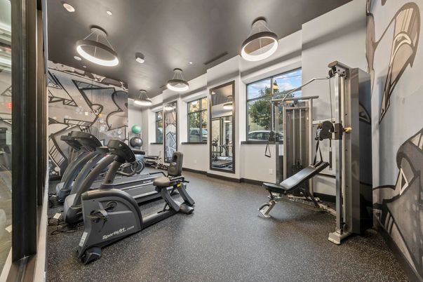Fitness Equipment, Gym, Interior