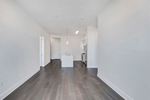 Interior, Kitchen, Pendant Lights, Wood Texture Flooring