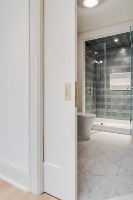 Bathroom, Glass Shower, Interior, Marble