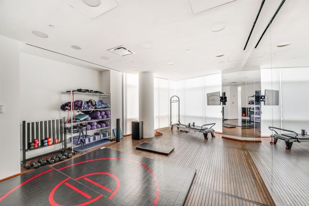 Fitness Equipment, Interior, Recessed Lighting
