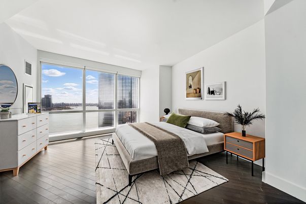 Bedroom, Interior, Water, Wood Texture Flooring
