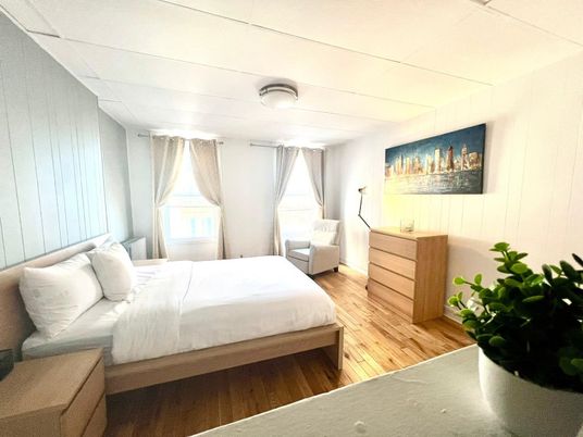 Bedroom, Interior, Wood Texture Flooring