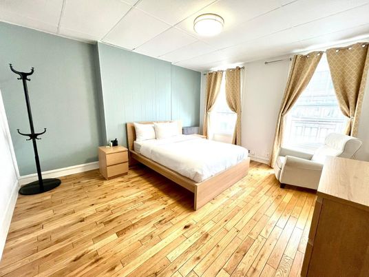 Bedroom, Interior, Wood Texture Flooring