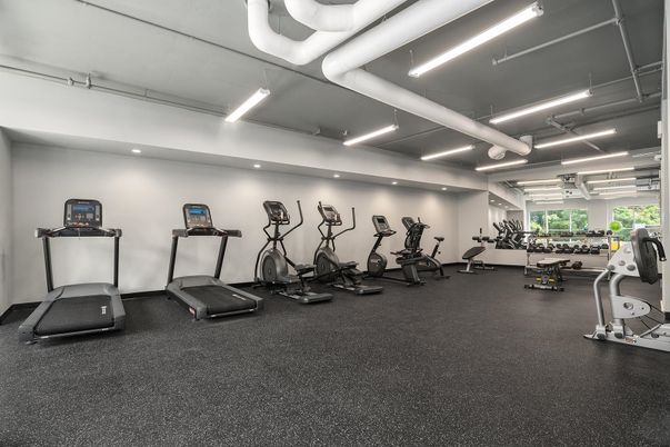 Fitness Equipment, Gym, Interior, Recessed Lighting