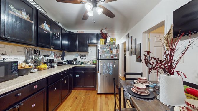 Dining room, Interior, Kitchen, Wood Texture Flooring