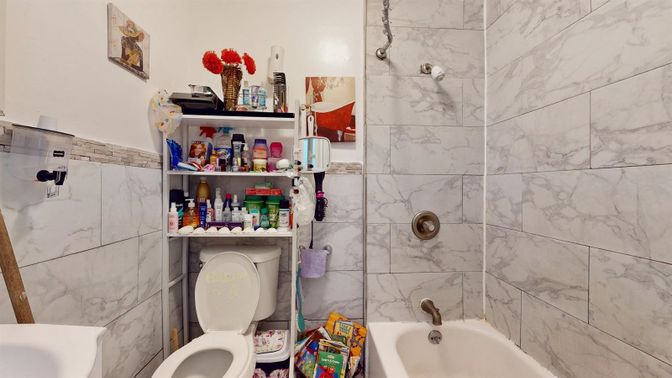 Bathroom, Interior, Marble Walls