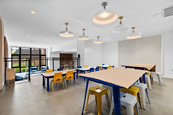 Dining room, Interior, Recessed Lighting