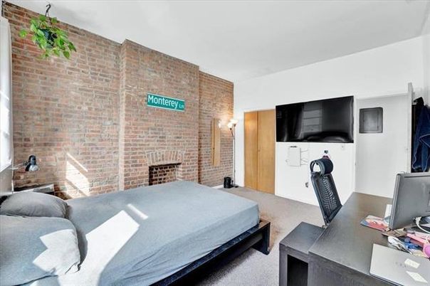 Fireplace, Home Office, Interior, Stone Walls