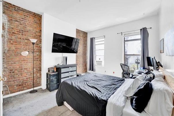 Bedroom, Home Office, Interior, Stone Walls