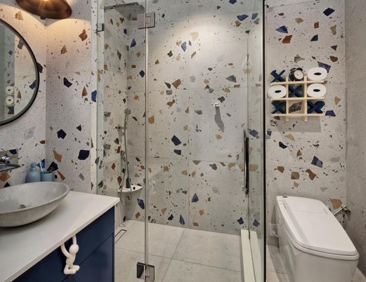 Bathroom, Glass Shower, Interior