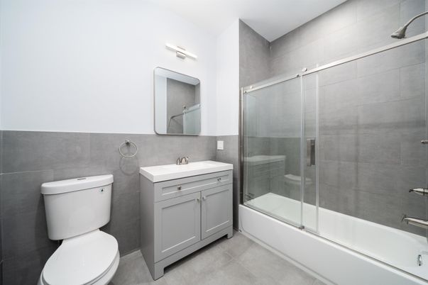 Bathroom, Dual Sink Vanities, Glass Shower, Interior