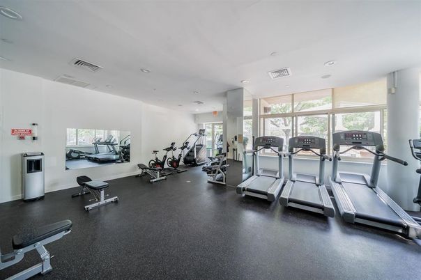 Fitness Equipment, Gym, Interior, Recessed Lighting