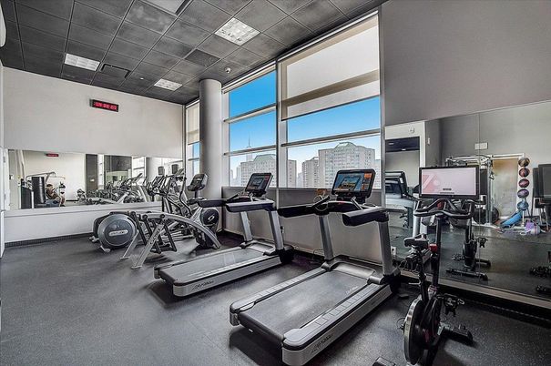 Fitness Equipment, Gym, Interior