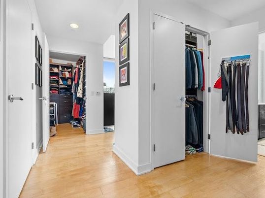 Interior, Recessed Lighting, Walk-in Closets, Wood Texture Flooring