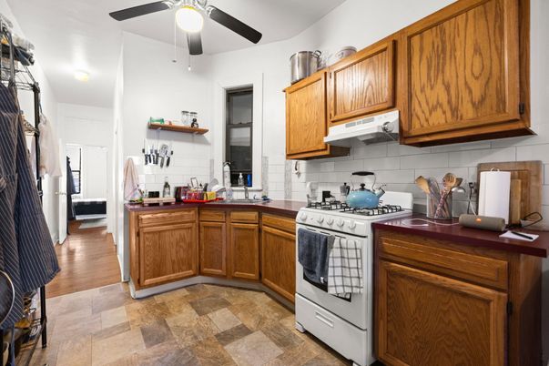 Interior, Kitchen, Wood Texture Flooring