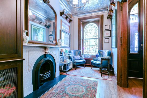 Fireplace, Interior, Living room, Wood Texture Flooring