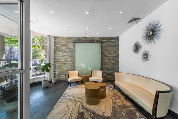 Interior, Recessed Lighting, Stone Walls