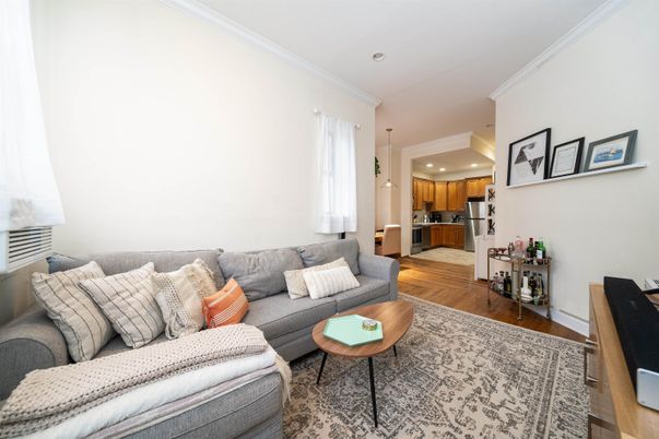 Interior, Kitchen, Living room, Pendant Lights, Recessed Lighting, Stainless Steel Appliances, Wood Texture Flooring