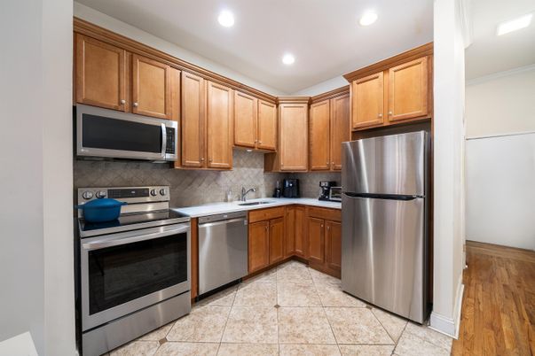 Interior, Kitchen, Recessed Lighting, Stainless Steel Appliances