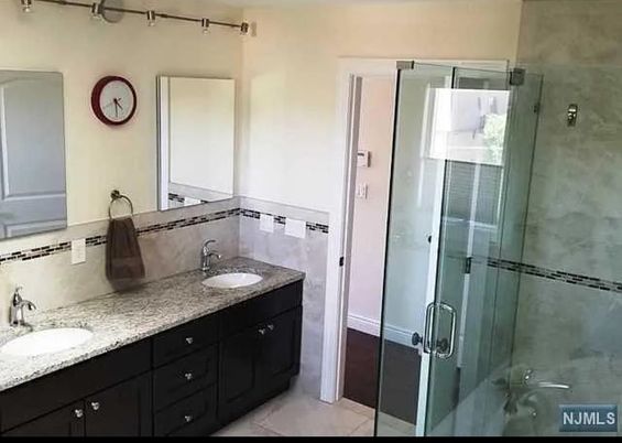 Bathroom, Dual Sink Vanities, Glass Shower, Interior