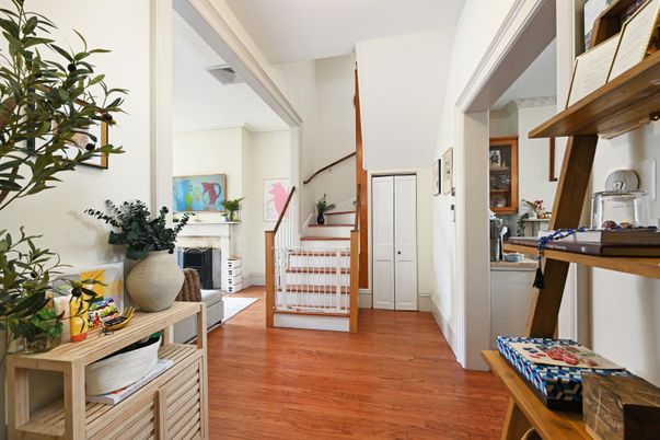 Fireplace, Interior, Wood Texture Flooring
