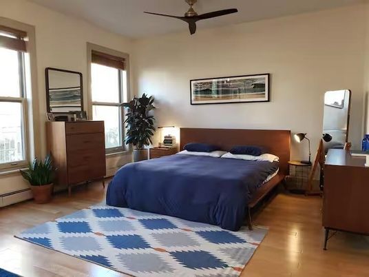 Bedroom, Interior, Wood Texture Flooring