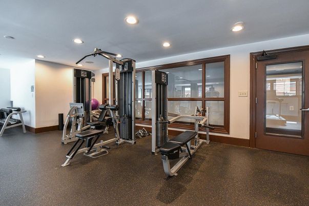 Fitness Equipment, Gym, Interior, Recessed Lighting