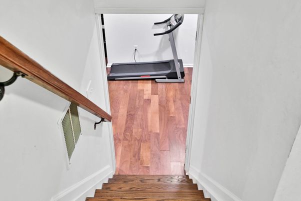 Fitness Equipment, Interior, Wood Texture Flooring
