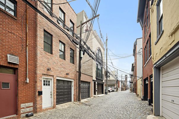 Attached, Exterior, Facade, Brick Facade, Rowhouse