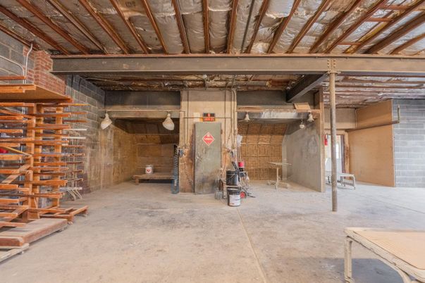 Interior, Stone Walls, Wooden Beams