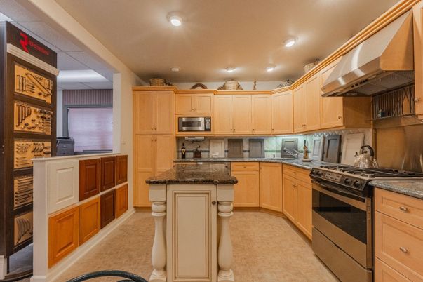 Interior, Kitchen, Recessed Lighting, Stainless Steel Appliances