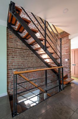 Interior, Recessed Lighting, Stone Walls