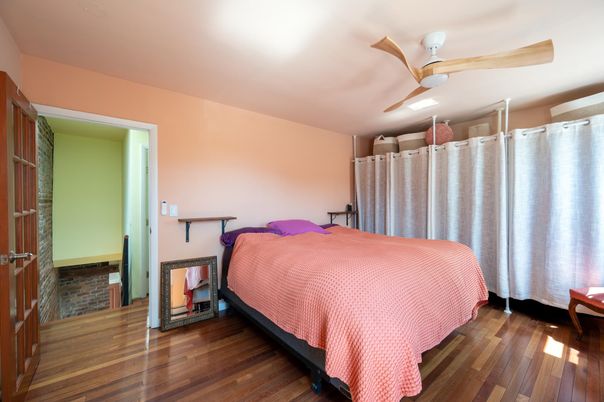 Bedroom, Interior, Wood Texture Flooring