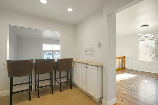 Interior, Pendant Lights, Recessed Lighting, Wood Texture Flooring